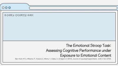 The Emotional Stroop Task: Assessing Congnitive Performance under Exposure to Emotional Content