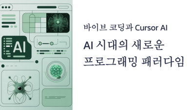 바이브 코딩 실전 : 생성형 AI와 Cursol AI를 통한 활용법